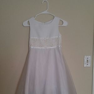 Girls white dress